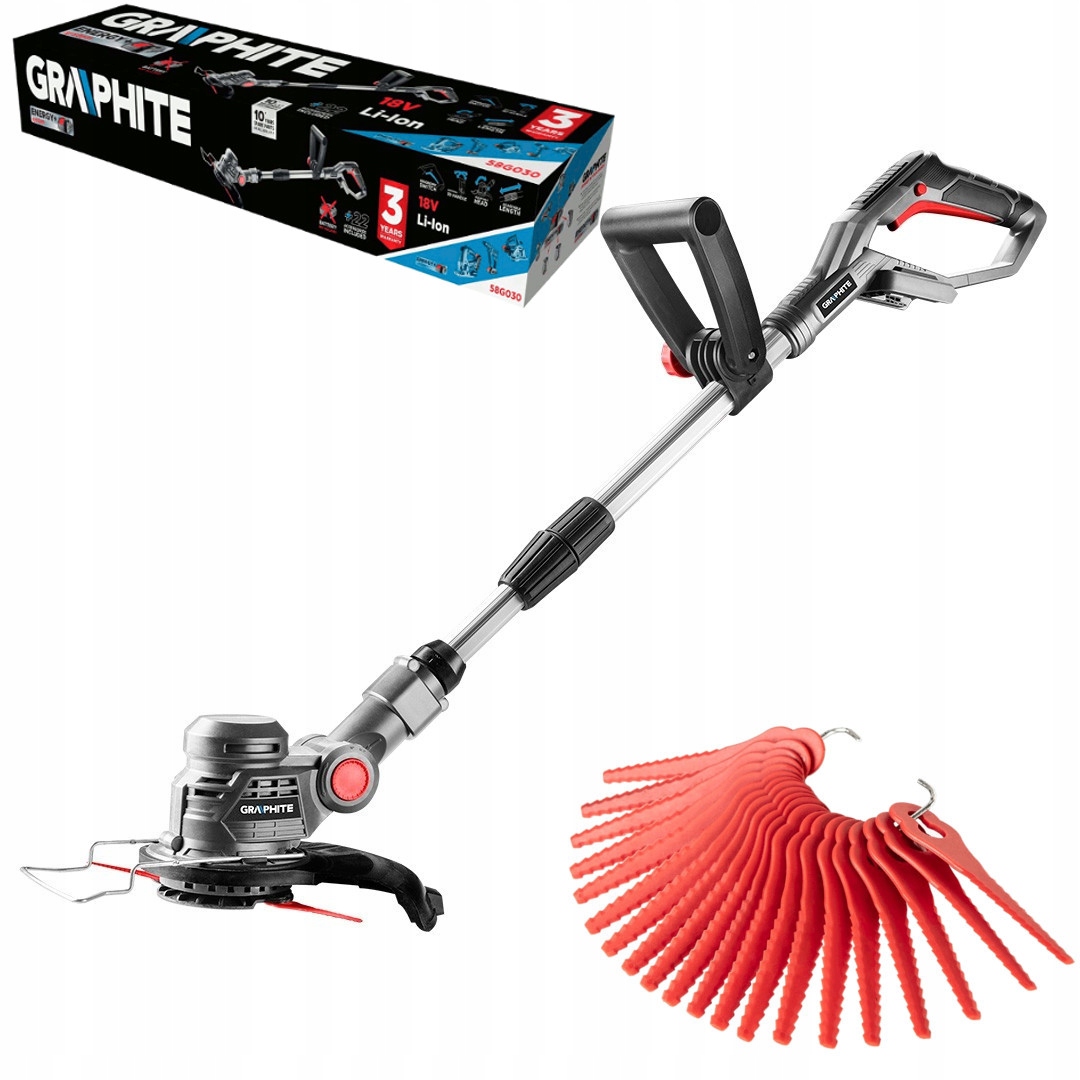 Akumulátorový vyžínač GRAPHITE 18V 25 cm bez batérie 58G030